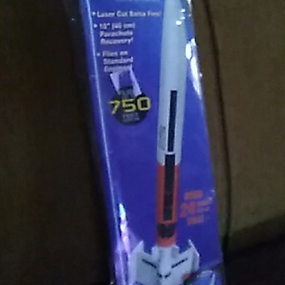 Flying model rocket